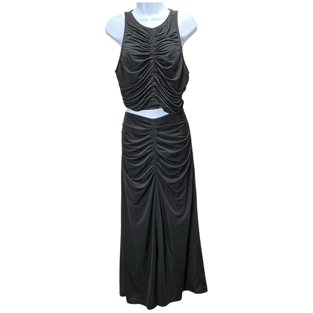 House of Harlow 1960 Large‎ Elegant Ruched Two‑Piece Set Lined
